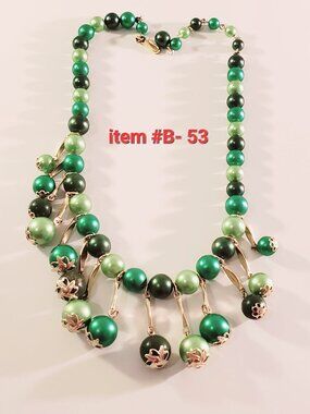 1 Beaded Necklace, item # B- 53, wt. 35 grams.